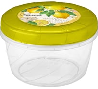 Банка Econova с завинчивающейся крышкой с декором 0,6 л зеленый 437100809