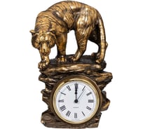 Настольные часы BOGACHO Тигр 42035/бронзовый