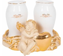 Подставка под специи BOGACHO Ангел с сердцем 72038/кремовый