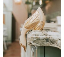 Статуэтка BOGACHO Гусь любопытный Мартин малый 22534/кремовый