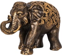 Статуэтка BOGACHO Слон Дели 22686/бронзовый