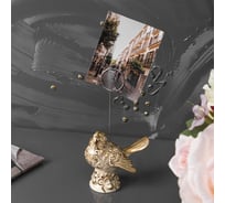 Статуэтка BOGACHO Птичка Терра 22691/кремовый