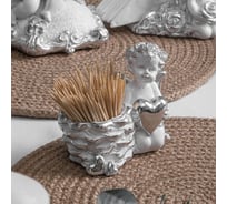 Подставка для зубочисток BOGACHO Ин Лав 22706/белый