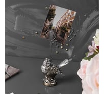 Статуэтка BOGACHO Птичка Терра 22691/серебристый