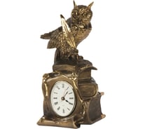 Настольные часы BOGACHO Ученый филин 41043/бронзовый