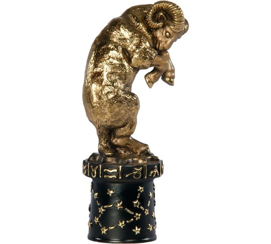 Статуэтка BOGACHO Знак Зодиака Овен 22007/бронзовый 1