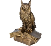 Статуэтка BOGACHO Ученый Филин 22139/бронзовый