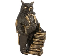 Статуэтка BOGACHO Сова Дипломат 22647/бронзовый