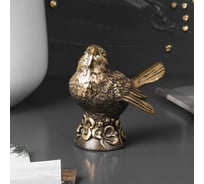 Статуэтка BOGACHO Птичка Терра 22692/бронзовый