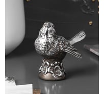 Статуэтка BOGACHO Птичка Терра 22692/серебристый