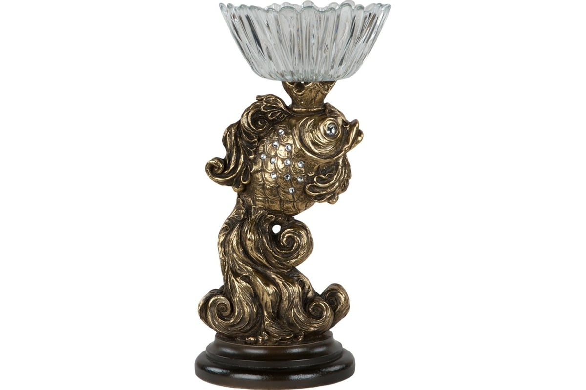 Фруктовница-конфетница BOGACHO Заветное желание 52019/золотой ...