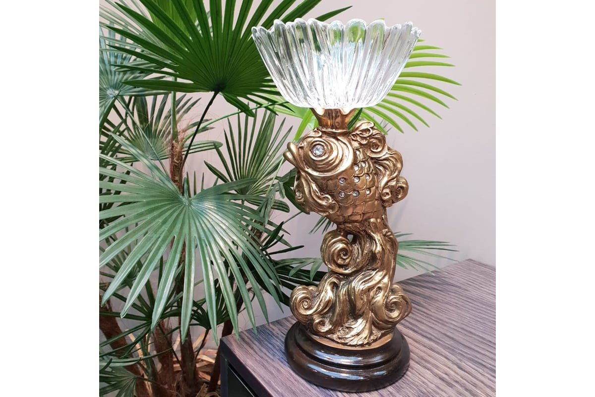 Фруктовница-конфетница BOGACHO Заветное желание 52019/золотой ...