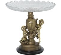 Фруктовница-конфетница BOGACHO Путти 7 52093/бронзовый