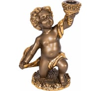 Подсвечник BOGACHO Ангел Амур правый 22712/бронзовый