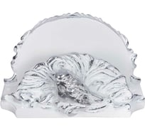 Кухонная салфетница BOGACHO Птичка Зарничка квадратная 72019/белый