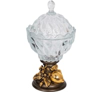 Фруктовница-конфетница BOGACHO Лайм Дженоа 52113/бронзовый