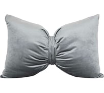 Декоративная подушка BOGACHO Бант 74328/серый