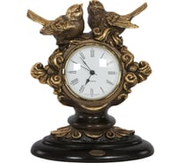 Настольные часы BOGACHO Нежность 43012/бронзовый