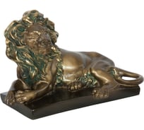 Статуэтка BOGACHO Лев Царь зверей 22380/бронзовый