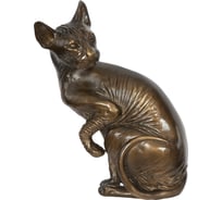 Статуэтка BOGACHO Кошка сфинкс Преданная Фрейя 22536/бронзовый