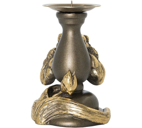 Подсвечник BOGACHO Ирис Бьюти 22673/бронзовый