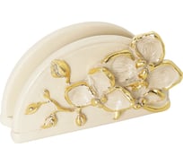 Кухонная салфетница BOGACHO Орхидея Мильтония 22670/кремовый