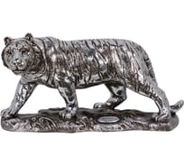 Статуэтка BOGACHO Крадущийся тигр 22680/серебристый
