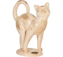 Статуэтка BOGACHO Кошка Нэсси, 22702/кремовый