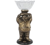 Фруктовница-конфетница BOGACHO Слон Мистер Твистер 52083/бронзовый