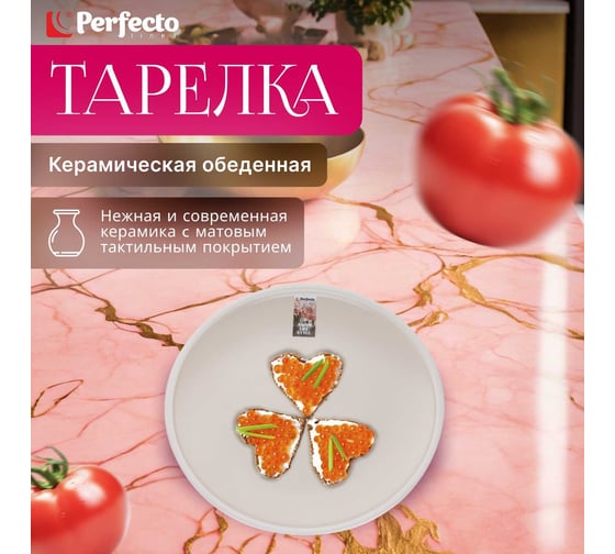 Керамическая тарелка PERFECTO LINEA Asian обеденная белый 17-112650