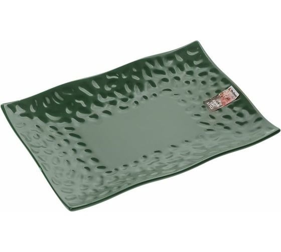 Керамическое блюдо PERFECTO LINEA Asian прямоугольное 27.5x20 см зеленый 17-102754