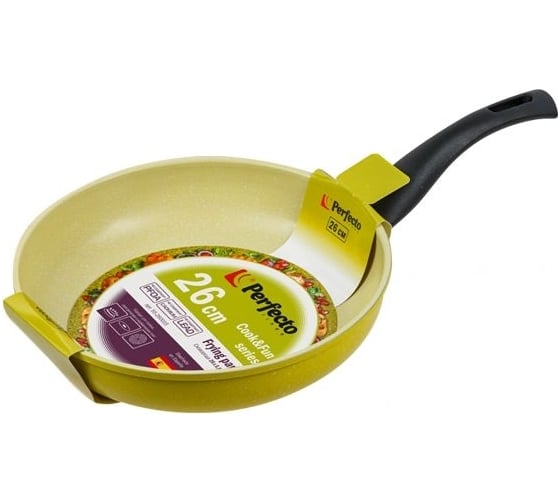 Алюминиевая сковорода PERFECTO LINEA Cook&Fun 26 см, зеленый 55-260015 1