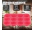 Силиконовая форма для выпечки PERFECTO LINEA прямоугольная на 12 кексов 33x25x3 см розовый 20-018719 4