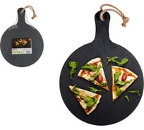 Блюдо PERFECTO LINEA из сланца круглое с ручкой 30x22 см 28-005000