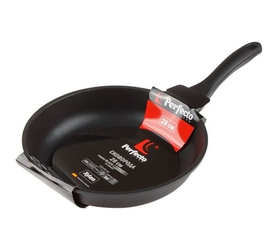 Алюминиевая сковорода PERFECTO LINEA Black Induction 28 см 55-281013