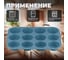 Силиконовая форма для выпечки PERFECTO LINEA на 12 кексов 33x25x3 см серо-голубой 20-018718 4