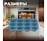 Силиконовая форма для выпечки PERFECTO LINEA на 12 кексов 33x25x3 см серо-голубой 20-018718 5