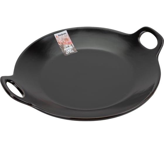 Керамическое блюдо PERFECTO LINEA Asian круглое 24x20.3x4.5 см черный 17-102401 1
