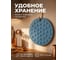 Коврик под горячее круглый PERFECTO LINEA серо-голубой 23-006118 ЦВ-0283316285 6