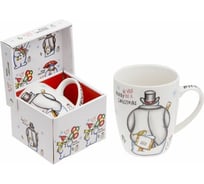 Керамическая кружка PERFECTO LINEA С Новым Годом! Снеговик-1 360 мл в коробке 19-216140