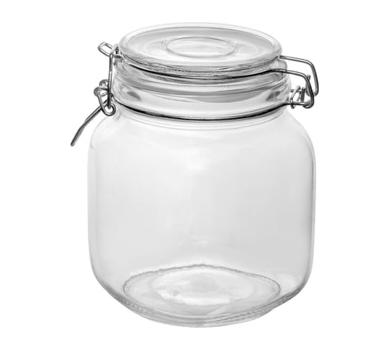 Стеклянная банка для сыпучих продуктов PERFECTO LINEA Wecker 0.75 л 34-211309 1