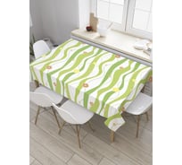 Прямоугольная скатерть JOYARTY Волнистые ленты из сатена tc_35967_120x145