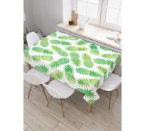Прямоугольная скатерть JOYARTY Ананасовые тропики из сатена tc_47775_120x145
