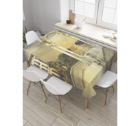 Прямоугольная скатерть JOYARTY Арка у моря из сатена tc_32324_120x145