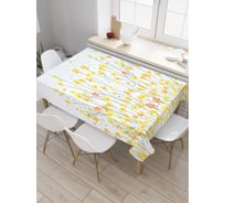 Прямоугольная скатерть JOYARTY Безудержные цветы из сатена tc_16653_120x145