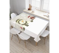 Прямоугольная скатерть JOYARTY Веселая зима из сатена tc_20291_120x145