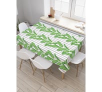 Прямоугольная скатерть JOYARTY Банановый орнамент из сатена tc_28804_120x145