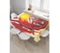 Прямоугольная скатерть JOYARTY Борьба с драконом из сатена tc_36672_120x145 5