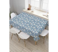 Прямоугольная скатерть JOYARTY Веселые единороги из сатена tc_71099_120x145