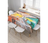 Прямоугольная скатерть JOYARTY Венецианские особенности из сатена tc_37887_120x145